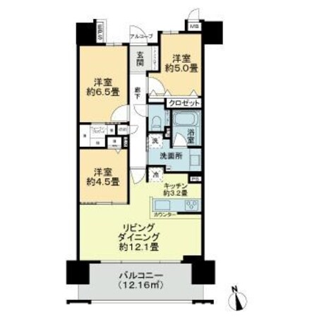 サーパス城東小ウエストスクエアの物件間取画像